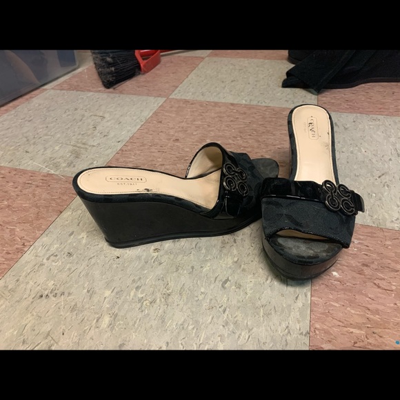 Coach Wedge Heels - Picture 1 of 3